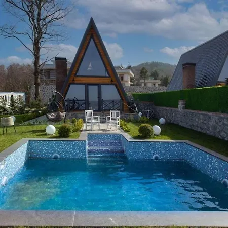 Marvelous Bungalow With Jacuzzi And Private Pool Surrounded By Nature In Sapanca Apartment